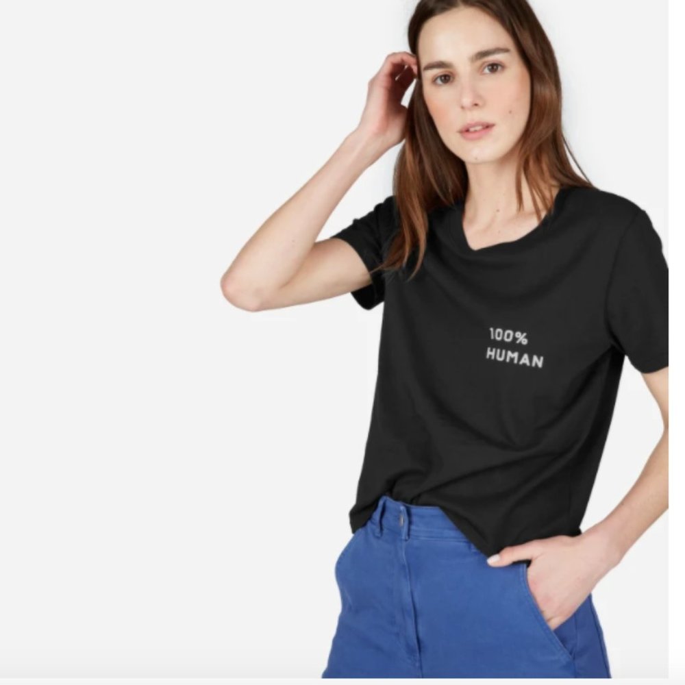 Everlane 100% Human Box-cut Tee